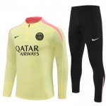Paris Saint-Germain Training Sweatshirts Viertelreißverschluss 2024-25 Gelbe